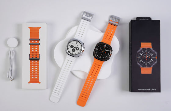 AMOLED W7 Ultra Rugged Wireless Charging Smart Watch 3D Menu Λειτουργία SOS Ai Dail