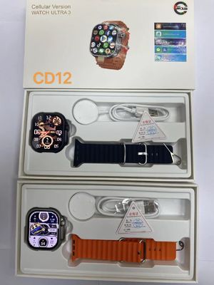 CD12 4G LTE Smart Watch με περιστρεφόμενη κάμερα και Touch Zoom Πυροσβεστική οθόνη με μπαταρία 2000mA