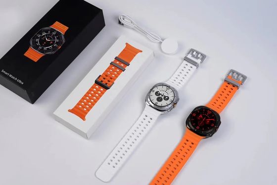 Νέο 2025 W7 Ultra GPS Στρογγυλό Smartwatch για άνδρες και γυναίκες Ηλιακό ρεύμα 3.8V/400mAh-702224