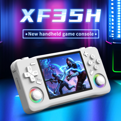 XF35H 3.5 ιντσών WIFI Retro Hand Held Game Console 3D Kids Mini Arcade Classic Game Players με EMMC RAM και Rk3326 CPU